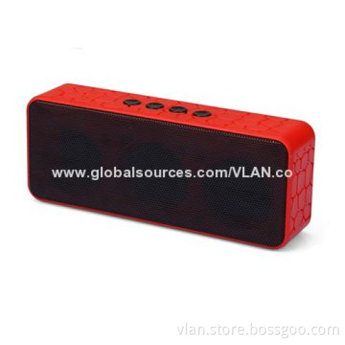 Double-channel Stereo Bluetooth Speaker, Supports TF-card, FM (Optional)